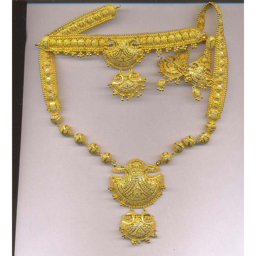 GOLD HALF SET LONG PLAIN GENERAL