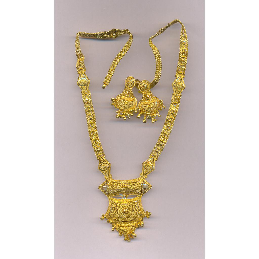 GOLD HALF SET LONG PLAIN GENERAL