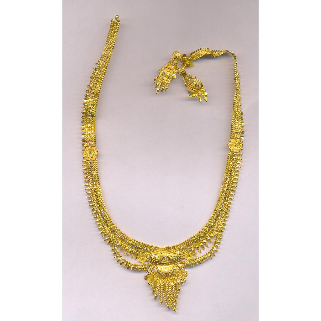GOLD HALF SET LONG PLAIN GENERAL