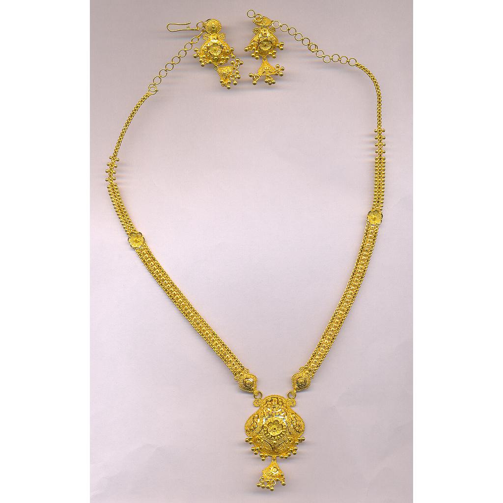 GOLD HALF SET LONG PLAIN GENERAL