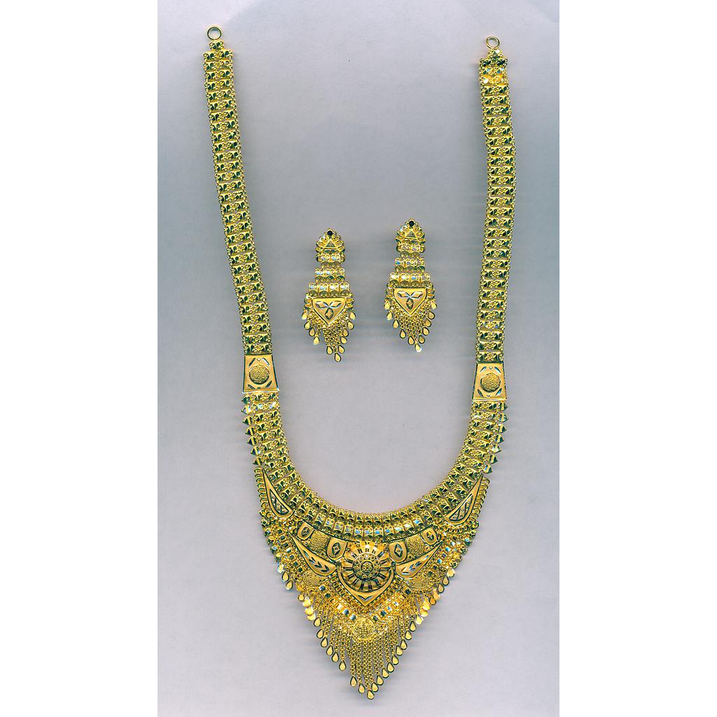 GOLD HALF SET LONG PLAIN GENERAL