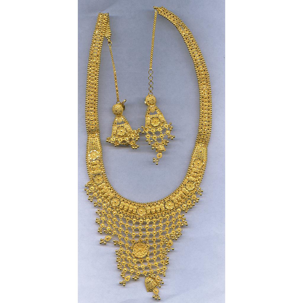 GOLD HALF SET LONG PLAIN GENERAL