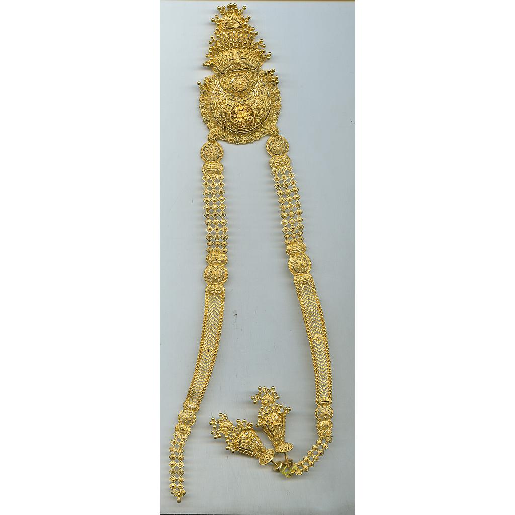 GOLD HALF SET LONG PLAIN GENERAL