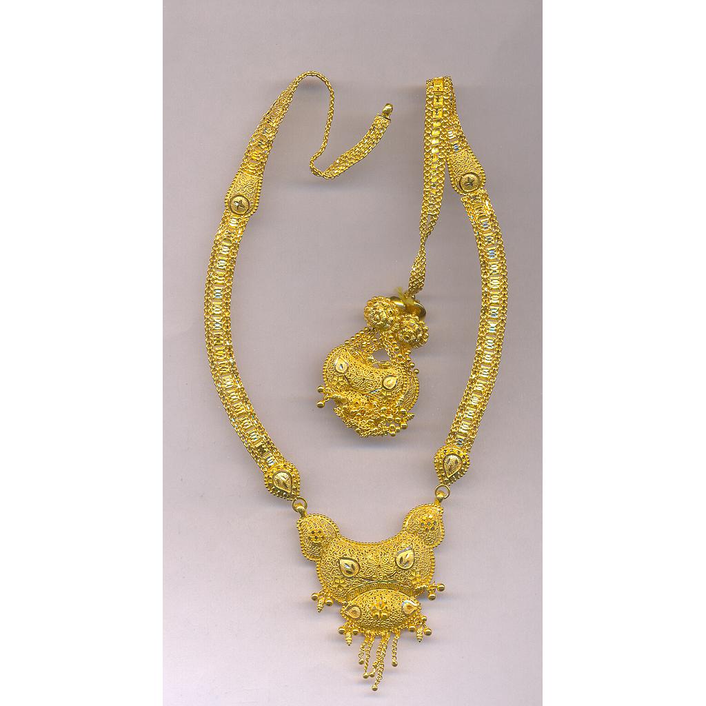 GOLD HALF SET LONG PLAIN GENERAL