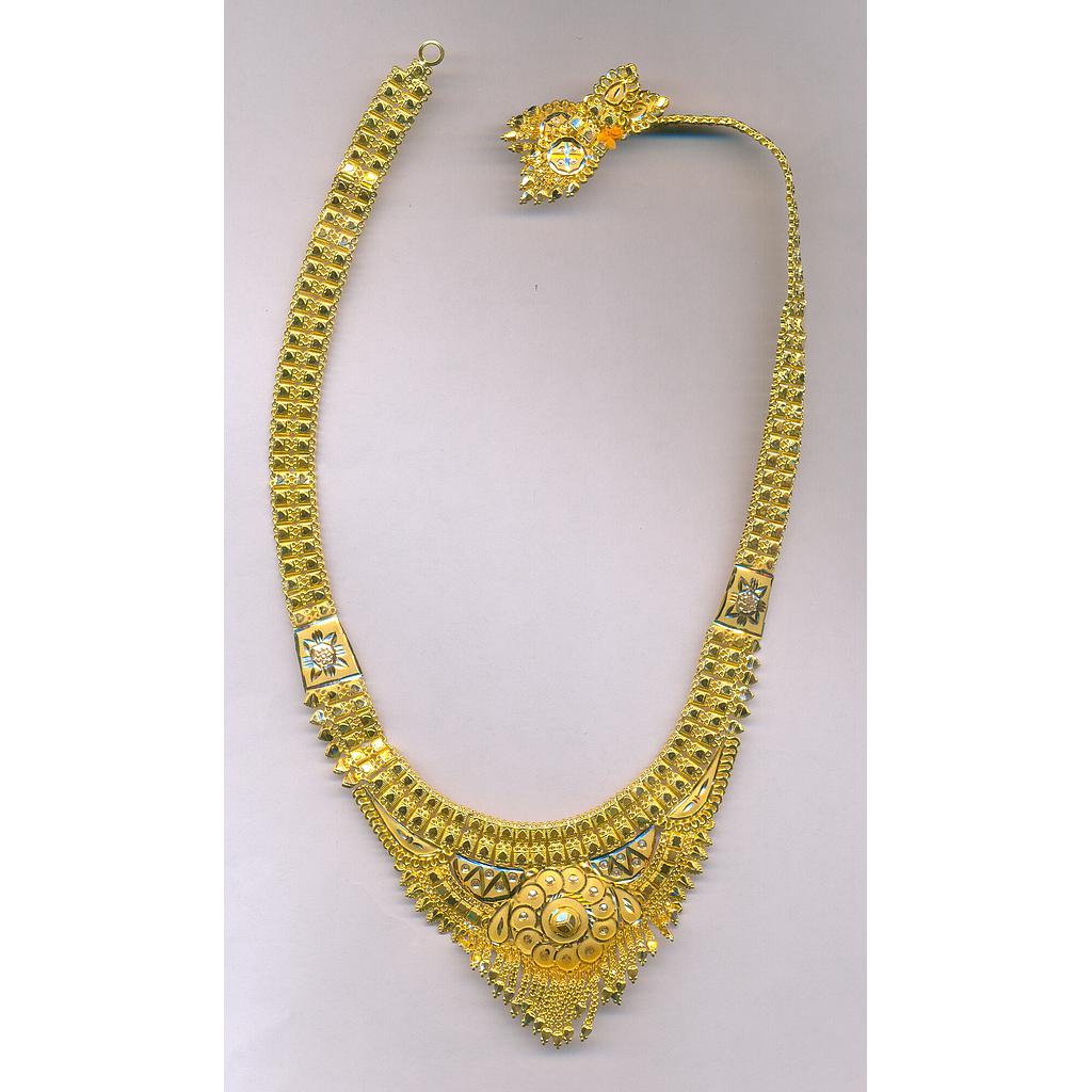 GOLD HALF SET LONG PLAIN GENERAL