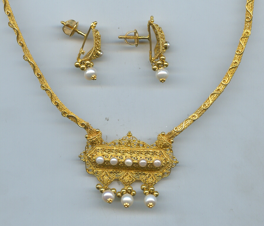 GOLD HALF SET LONG PLAIN GENERAL