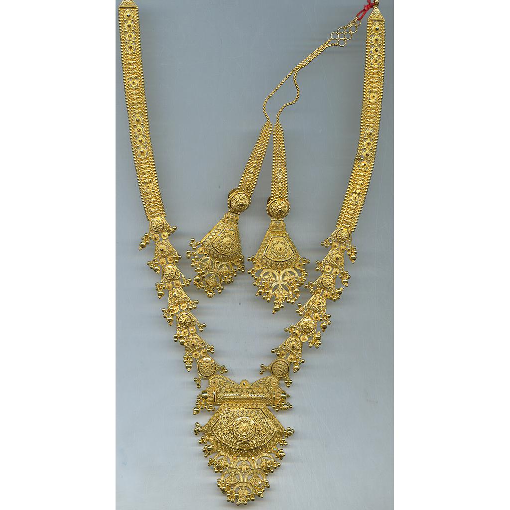 GOLD HALF SET LONG PLAIN GENERAL