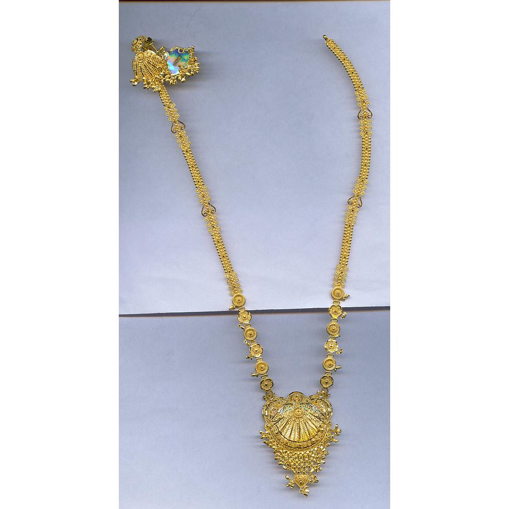 GOLD HALF SET LONG PLAIN GENERAL