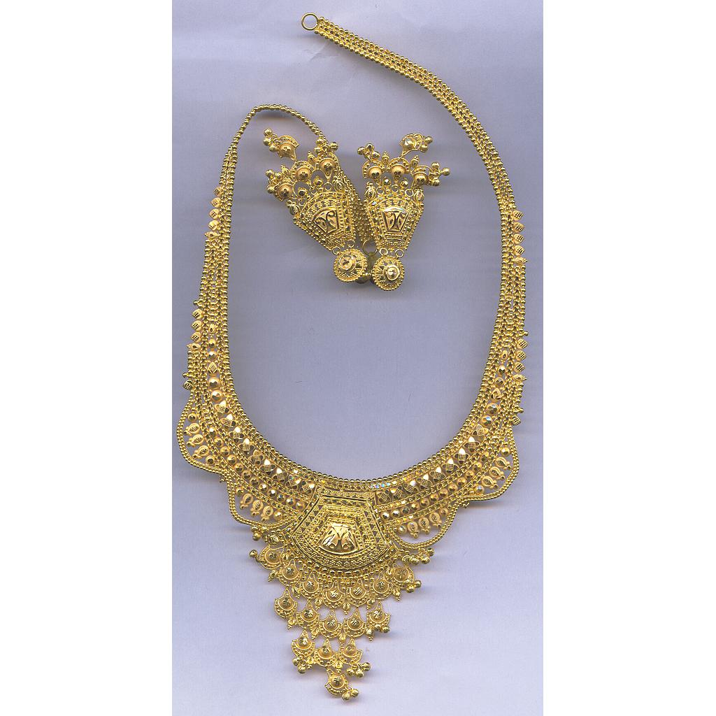 GOLD HALF SET LONG PLAIN GENERAL