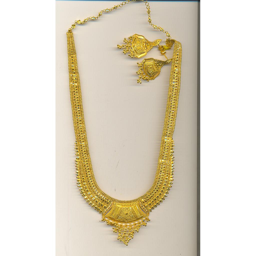 GOLD HALF SET LONG PLAIN GENERAL