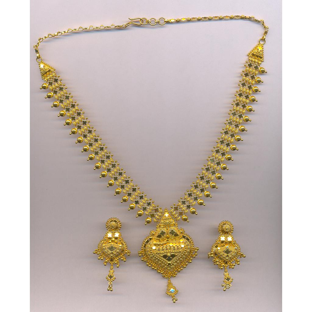GOLD HALF SET LONG PLAIN GENERAL