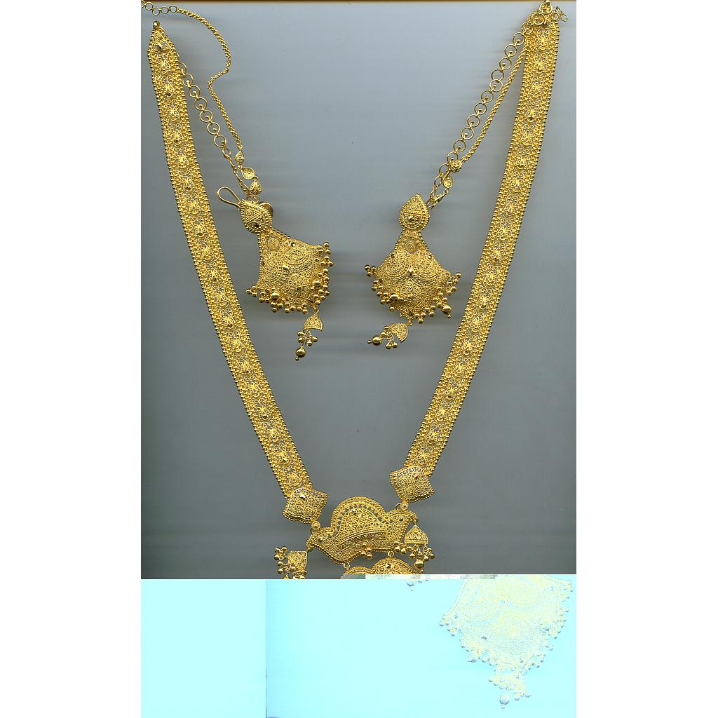 GOLD HALF SET LONG PLAIN GENERAL
