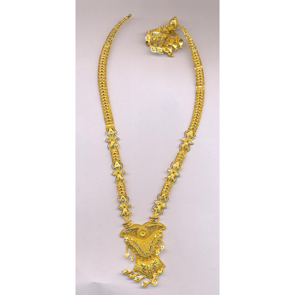 GOLD HALF SET LONG PLAIN GENERAL