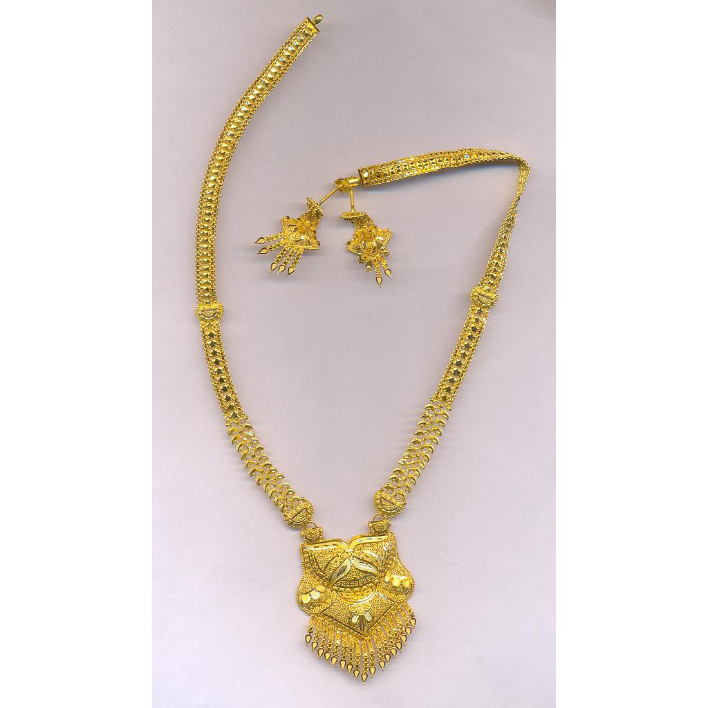 GOLD HALF SET LONG PLAIN GENERAL