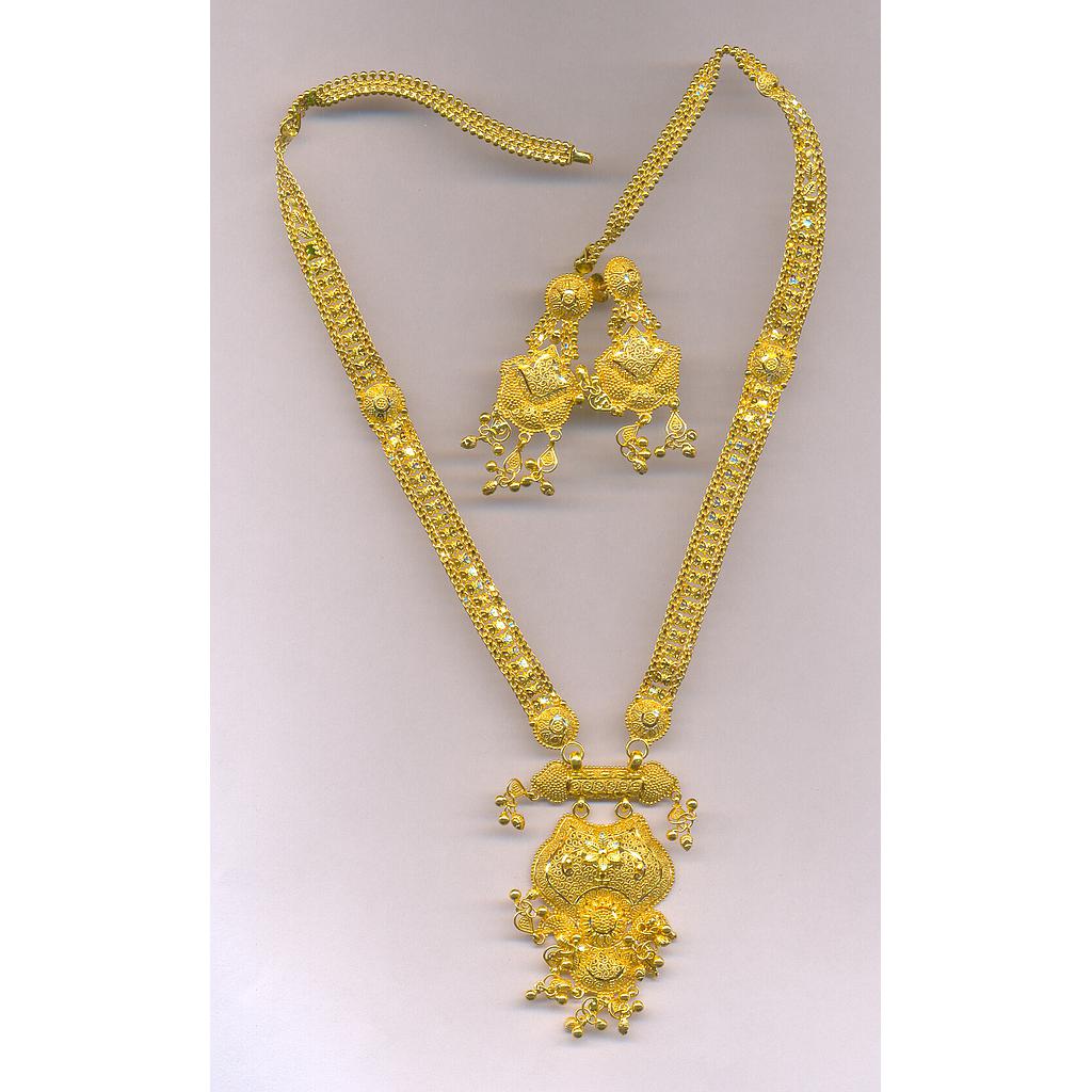 GOLD HALF SET LONG PLAIN GENERAL