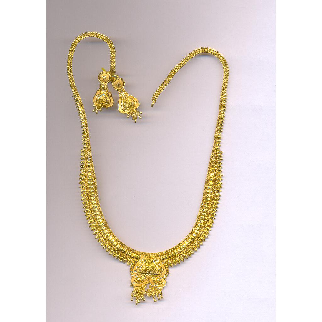 GOLD HALF SET LONG PLAIN GENERAL