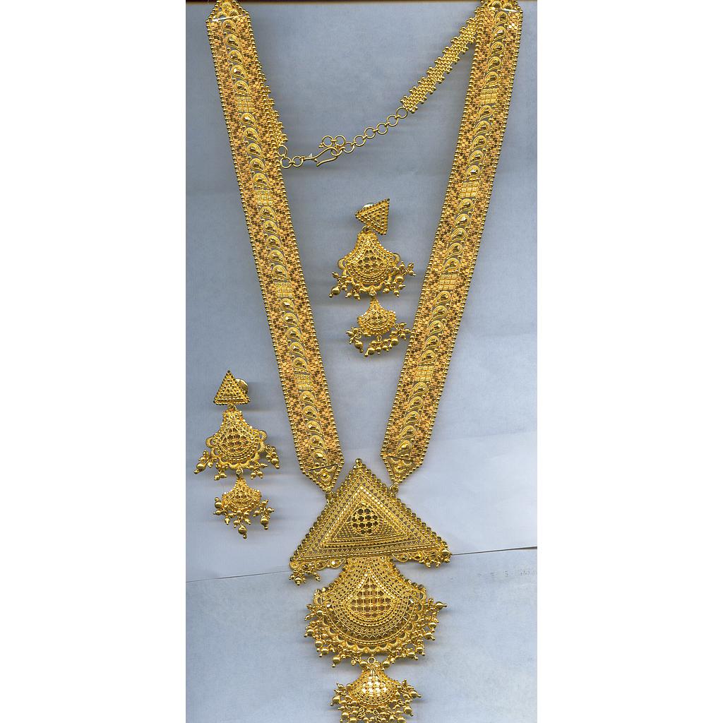 GOLD HALF SET LONG PLAIN GENERAL