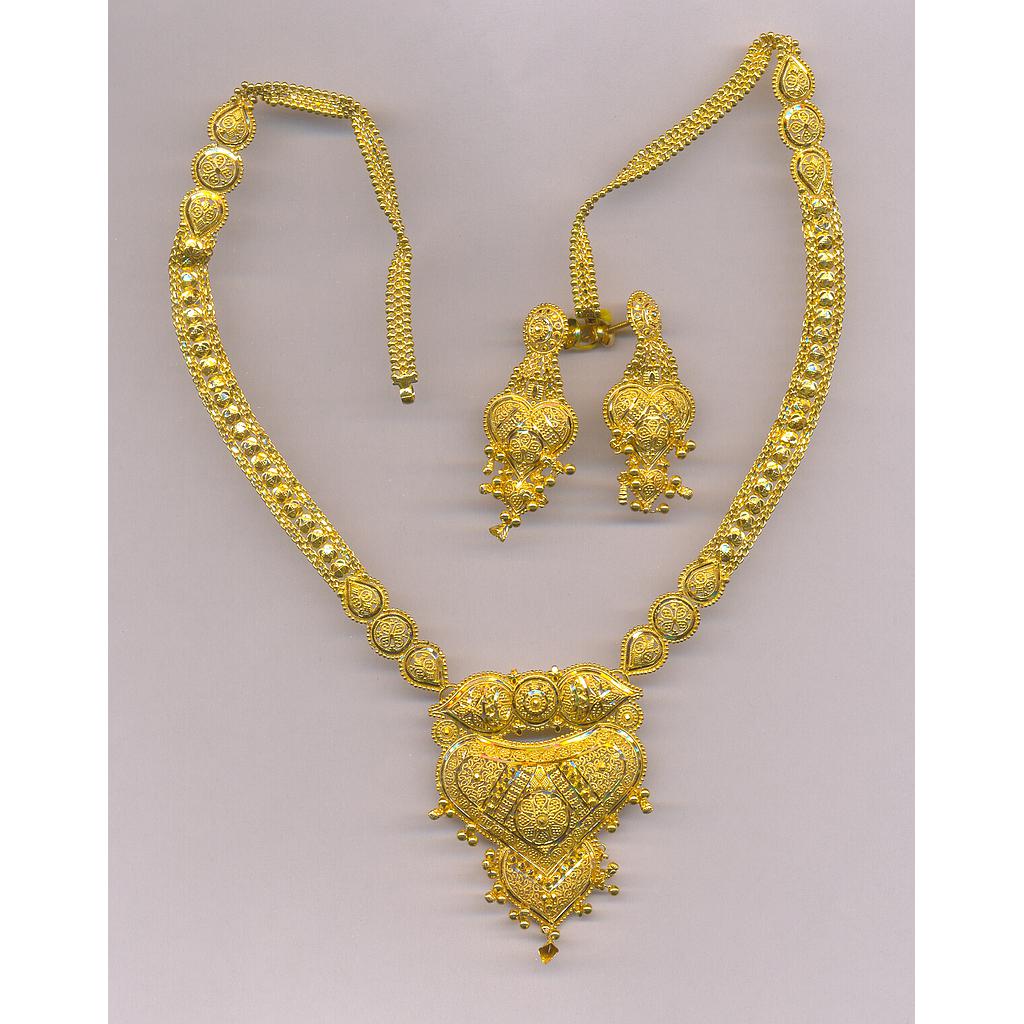 GOLD HALF SET LONG PLAIN GENERAL