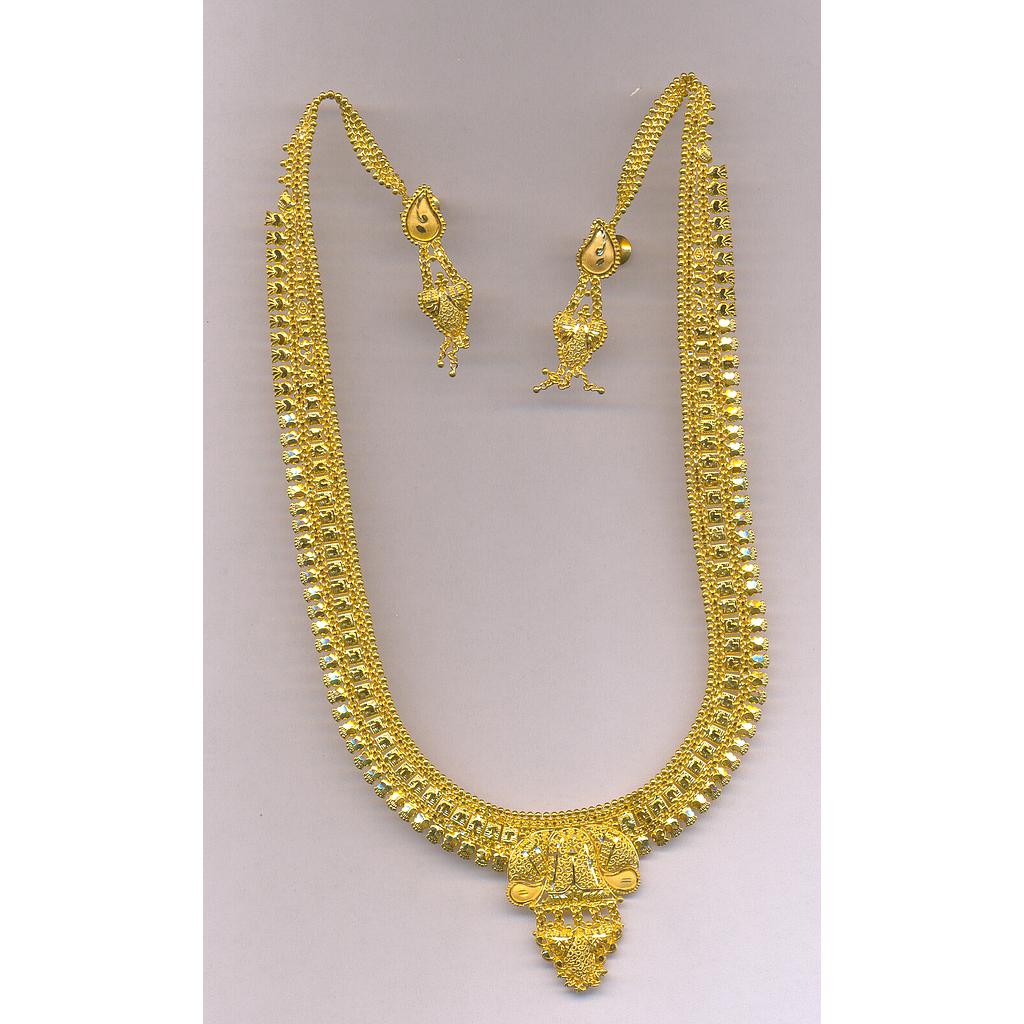 GOLD HALF SET LONG PLAIN GENERAL
