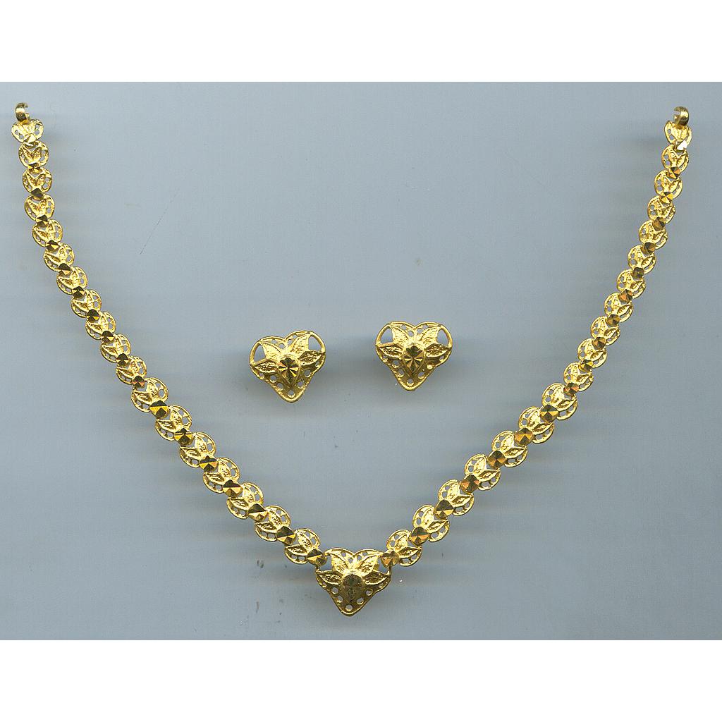 GOLD HALF SET LONG PLAIN GENERAL