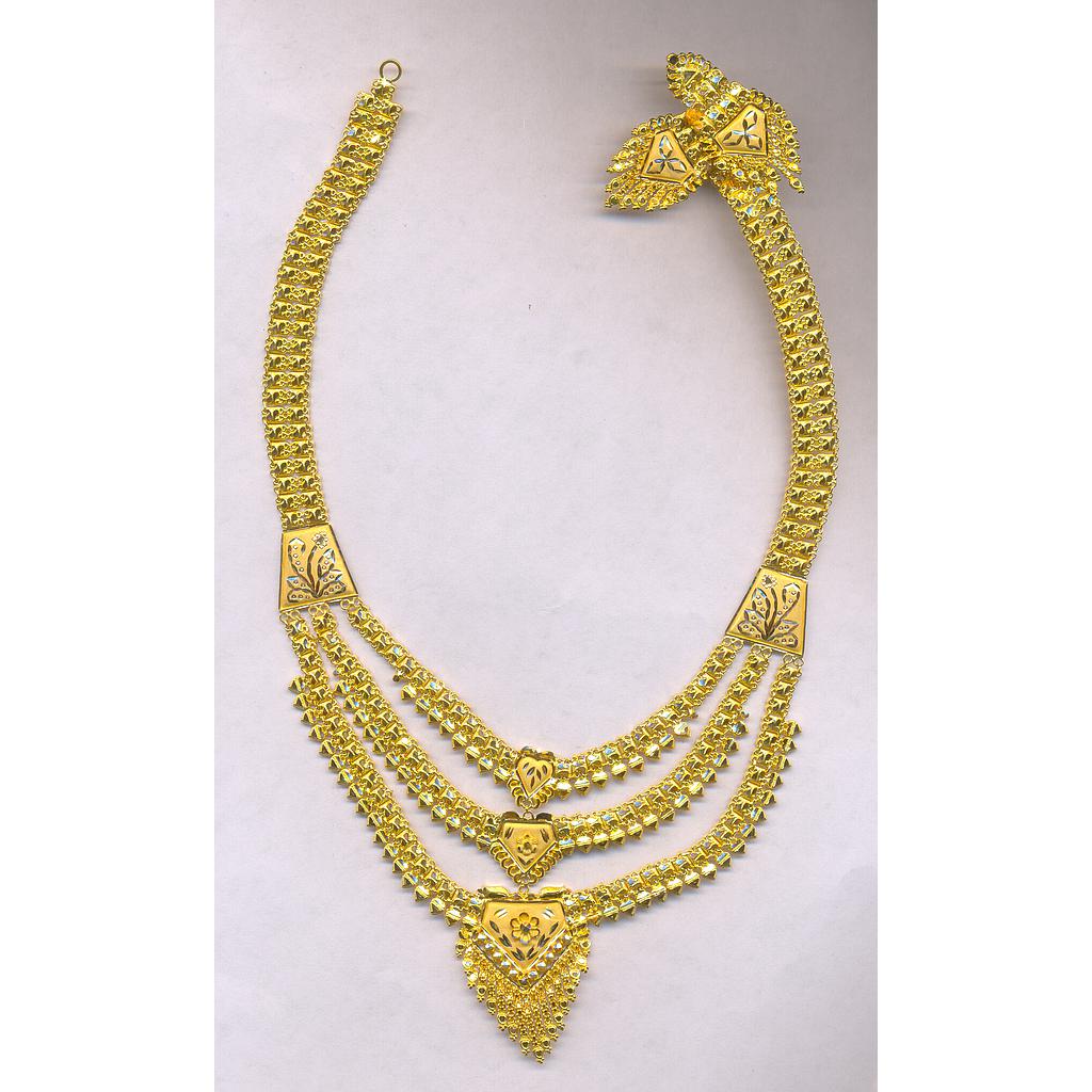 GOLD HALF SET LONG PLAIN GENERAL