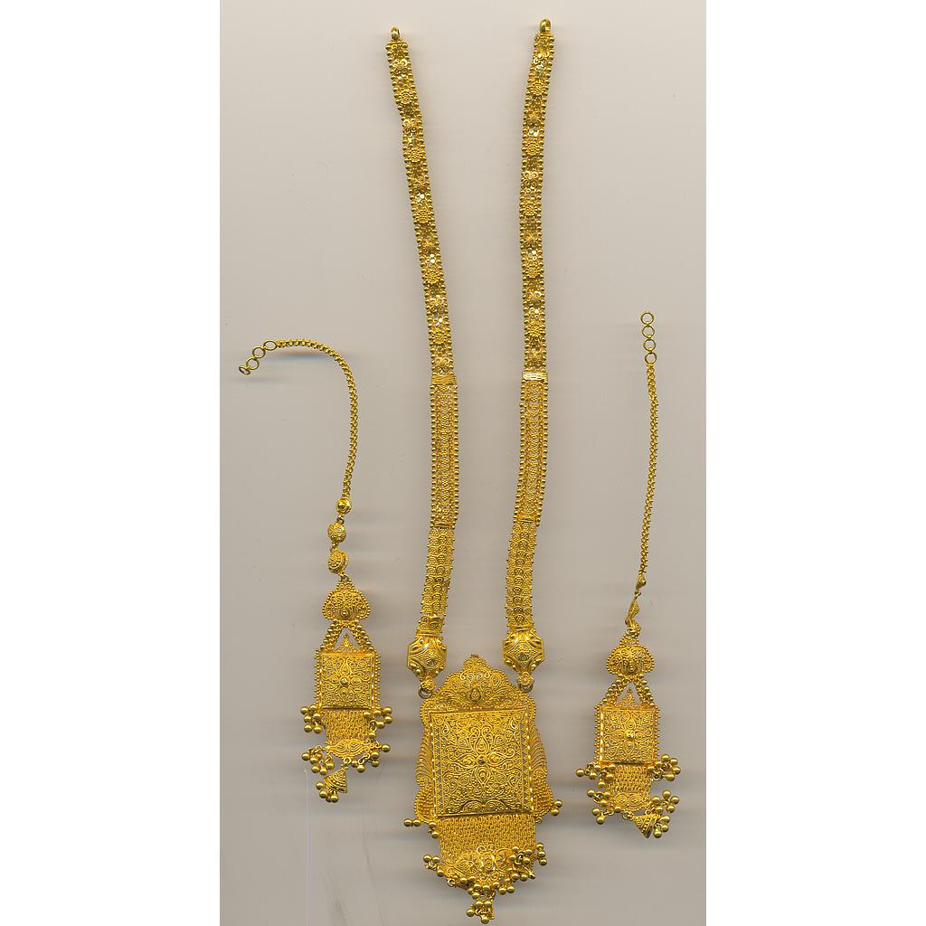 GOLD HALF SET LONG PLAIN GENERAL