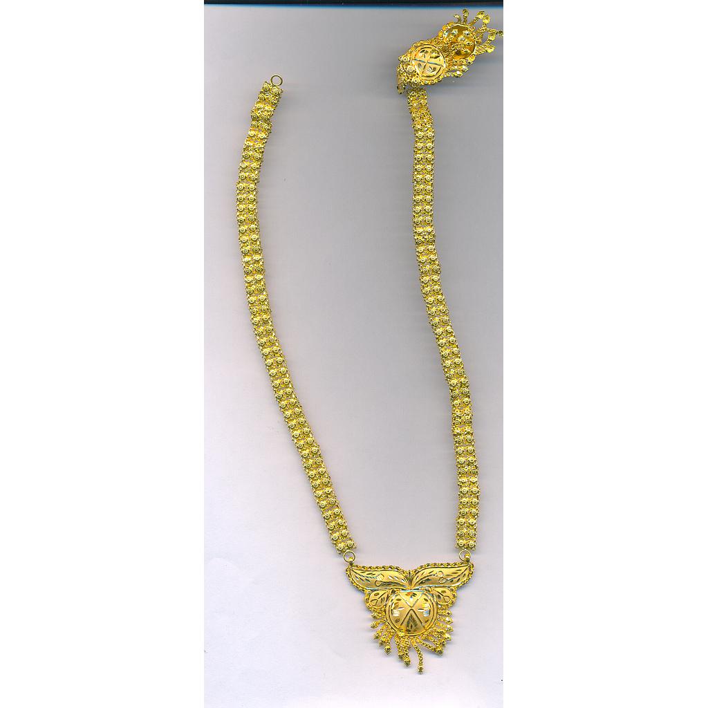 GOLD HALF SET LONG PLAIN GENERAL