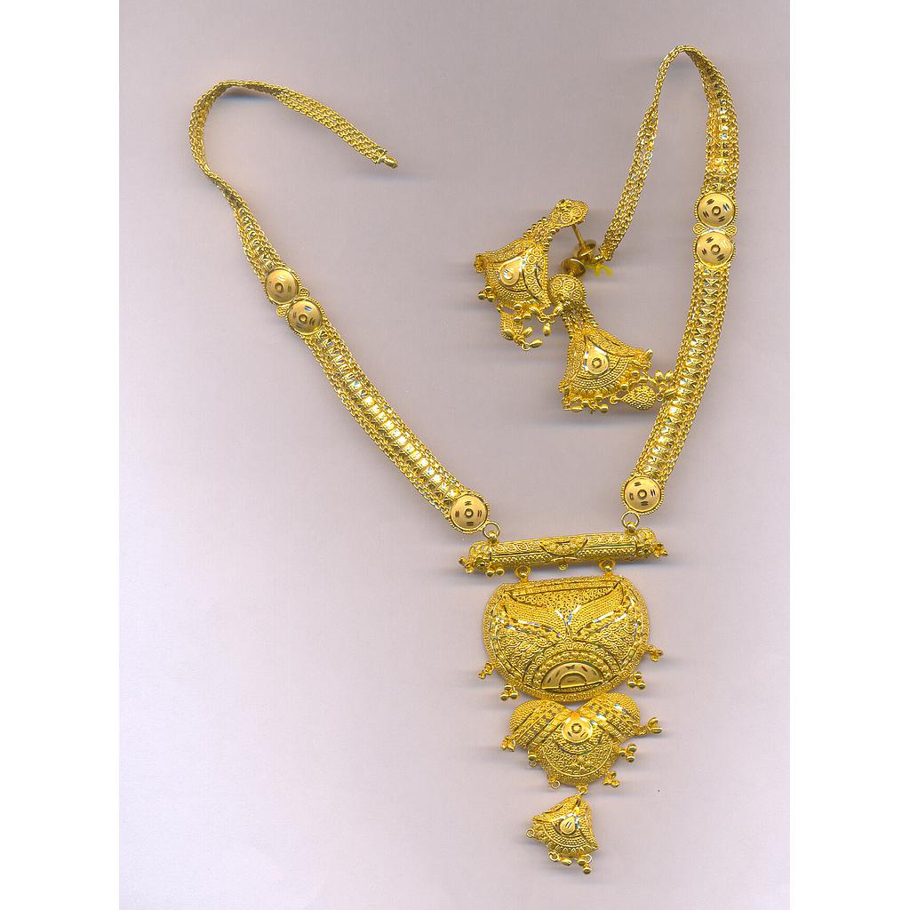 GOLD HALF SET LONG PLAIN GENERAL