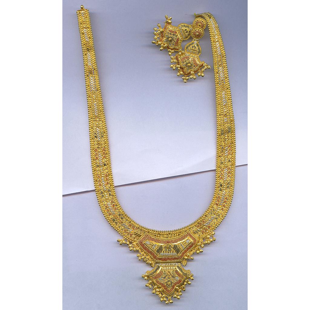 GOLD HALF SET LONG PLAIN GENERAL