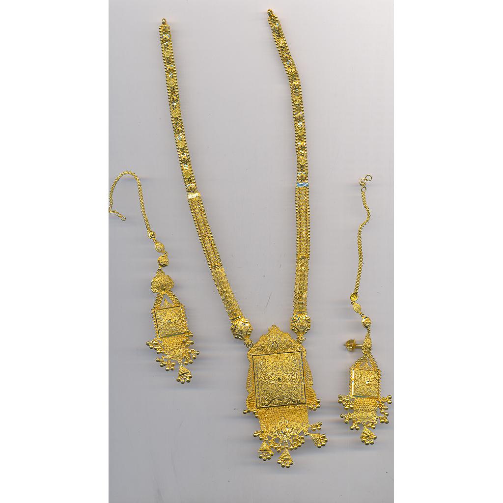 GOLD HALF SET LONG PLAIN GENERAL