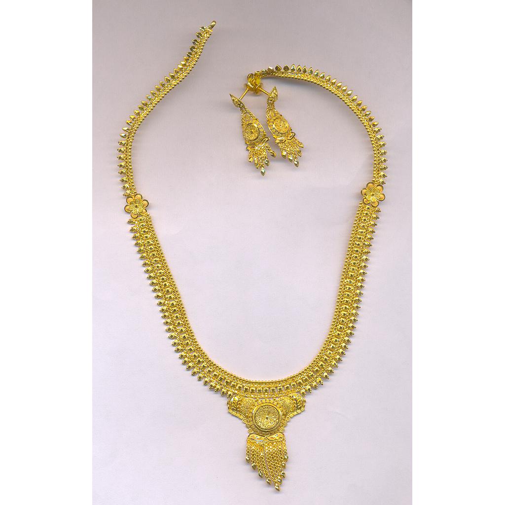 GOLD HALF SET LONG PLAIN GENERAL