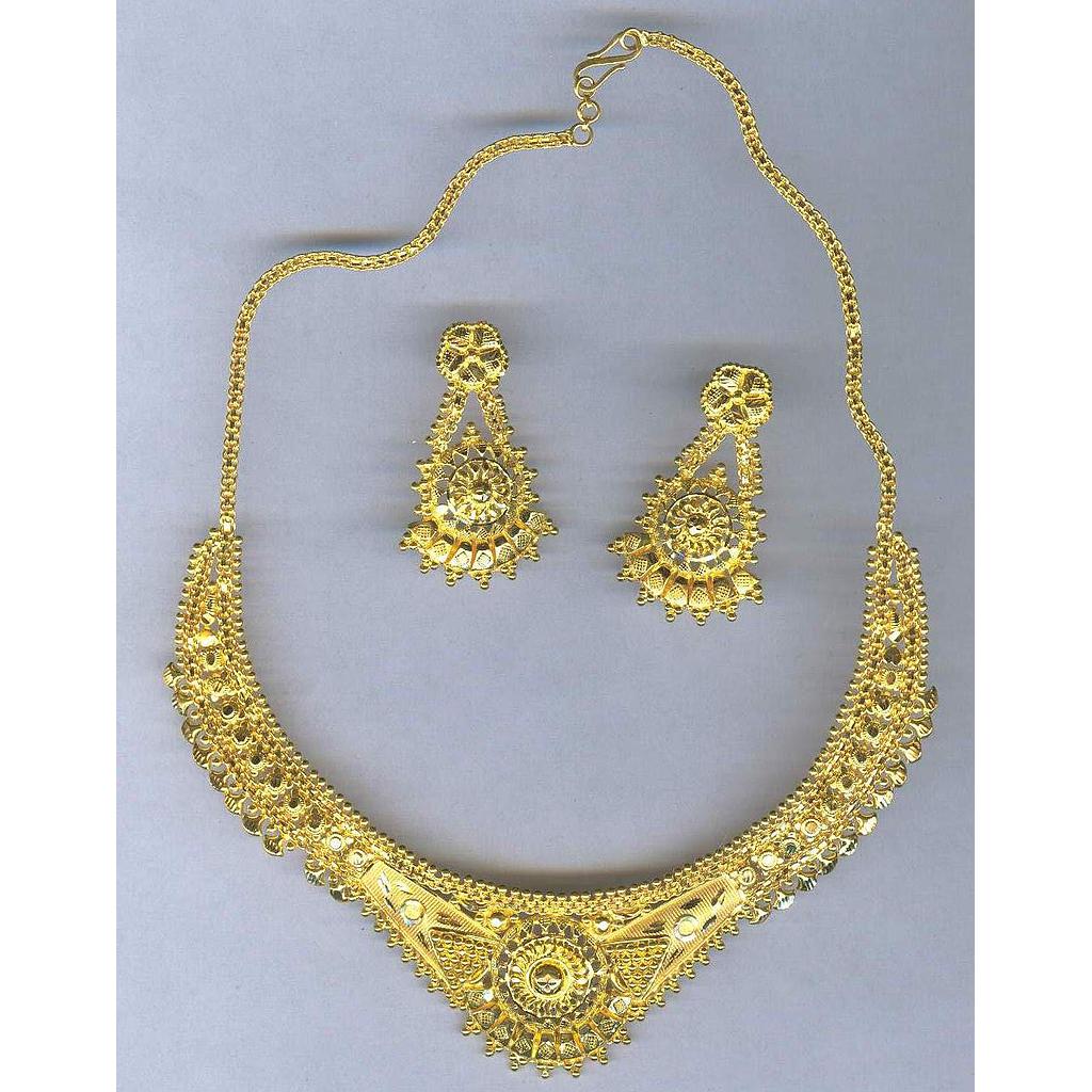 GOLD HALF SET PENDENT ANTIQUE GENERAL