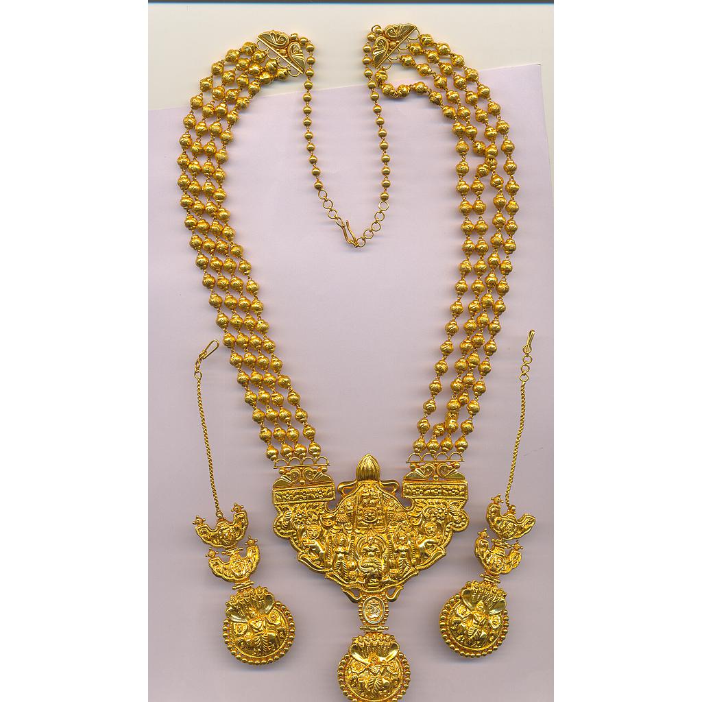 GOLD HALF SET PENDENT ANTIQUE GENERAL