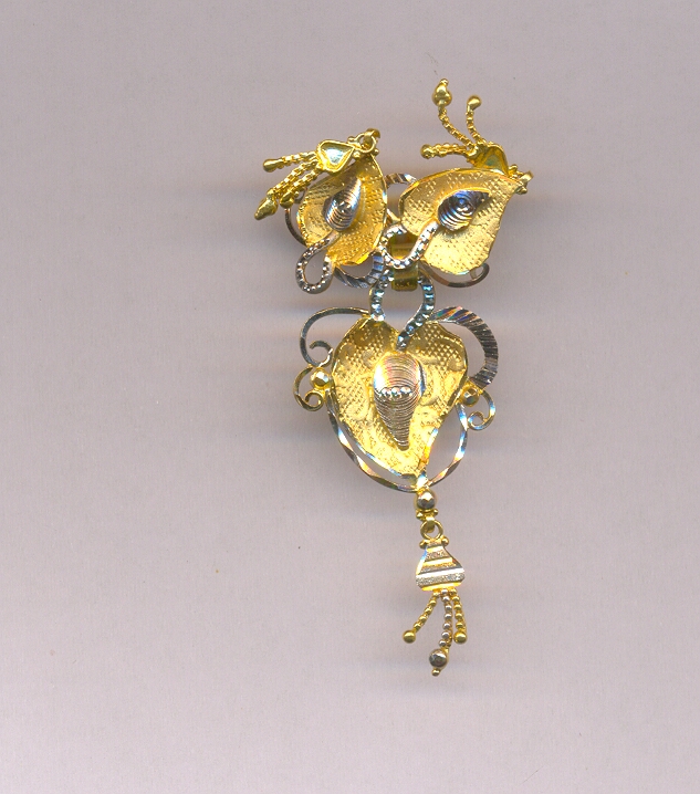 GOLD HALF SET PENDENT CASTING EXCLUSIVE