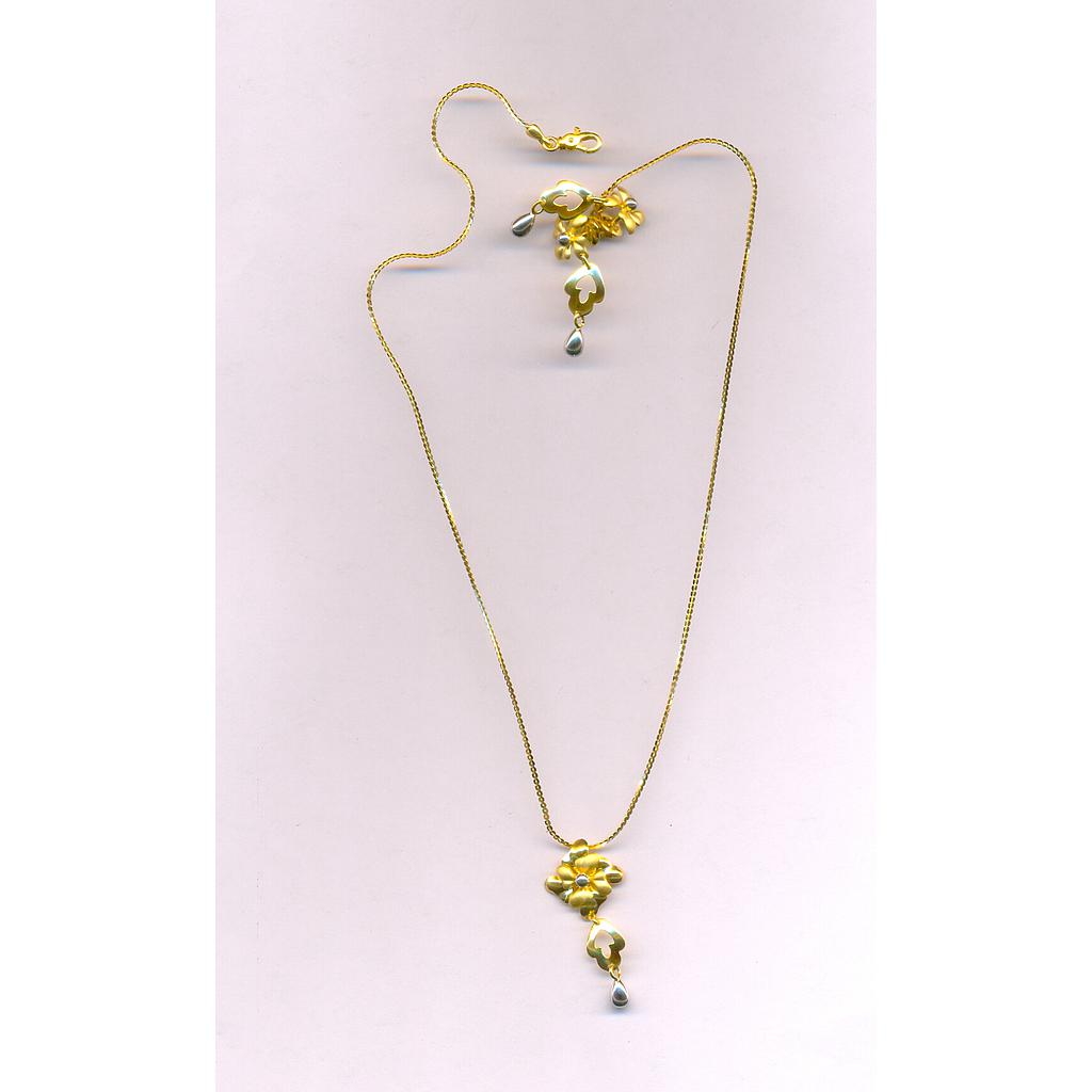 GOLD HALF SET PENDENT CASTING EXCLUSIVE