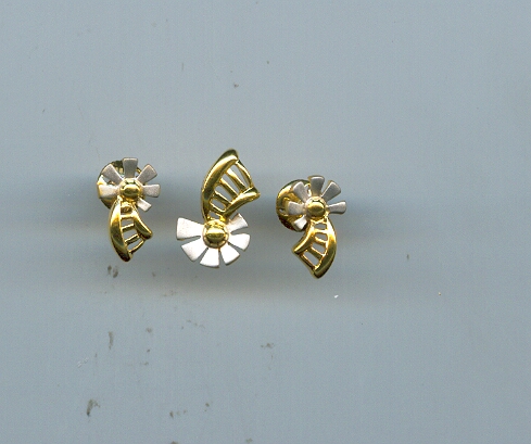 GOLD HALF SET PENDENT CASTING EXCLUSIVE