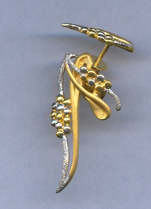 GOLD HALF SET PENDENT CASTING EXCLUSIVE
