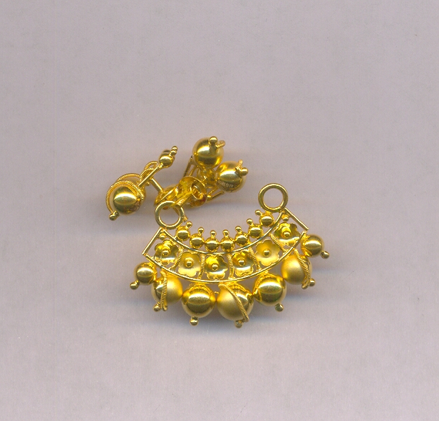 GOLD HALF SET PENDENT CASTING EXCLUSIVE