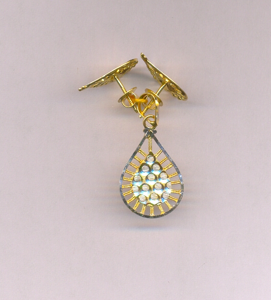 GOLD HALF SET PENDENT CASTING EXCLUSIVE