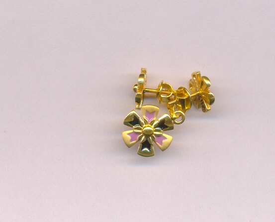 GOLD HALF SET PENDENT CASTING EXCLUSIVE
