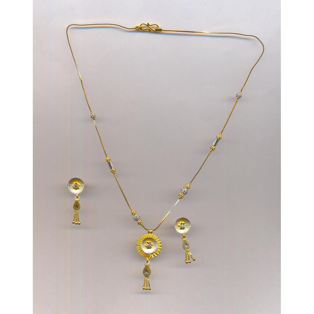 GOLD HALF SET PENDENT CASTING EXCLUSIVE