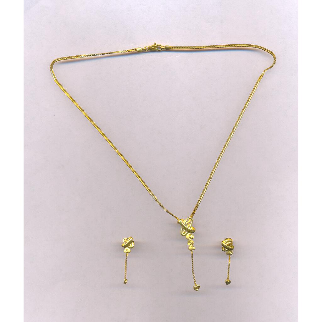 GOLD HALF SET PENDENT CASTING EXCLUSIVE