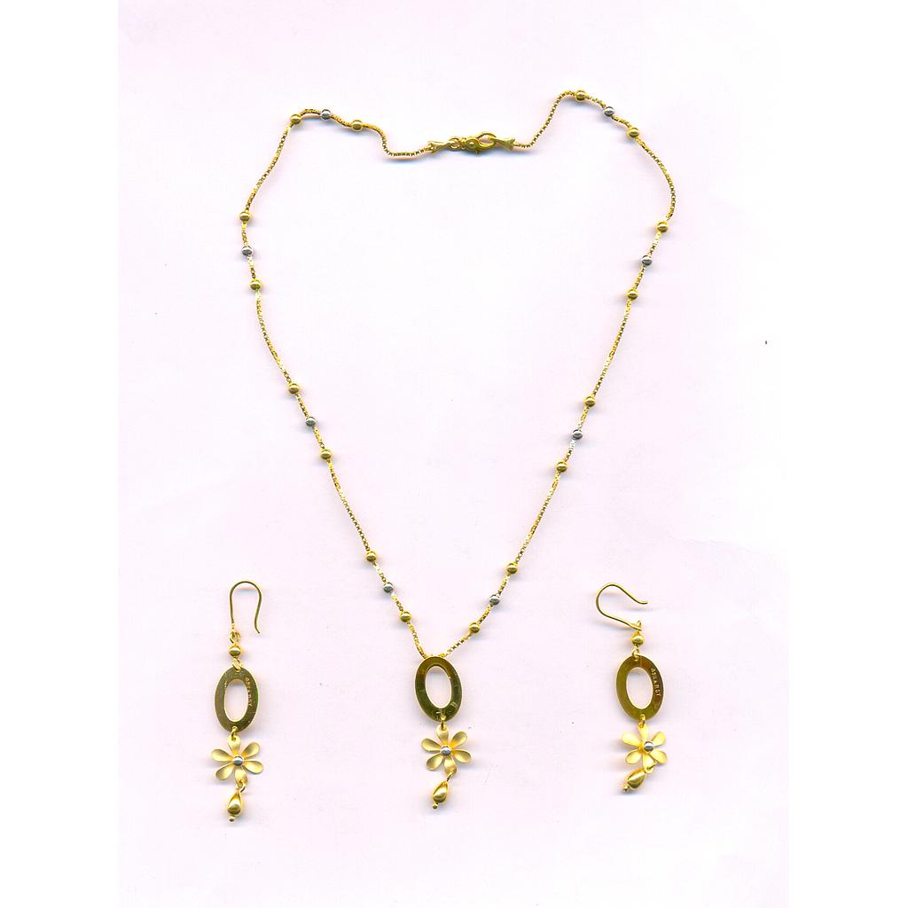 GOLD HALF SET PENDENT CASTING EXCLUSIVE