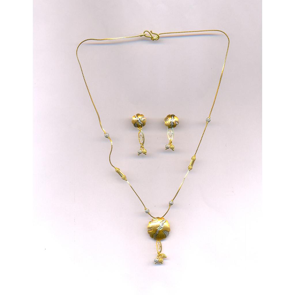GOLD HALF SET PENDENT CASTING EXCLUSIVE