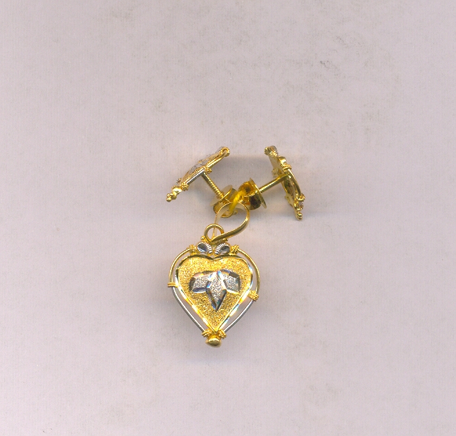 GOLD HALF SET PENDENT CASTING EXCLUSIVE