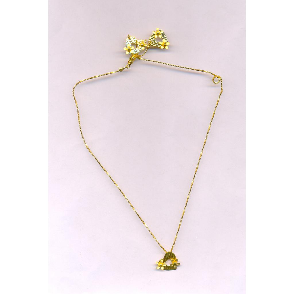 GOLD HALF SET PENDENT CASTING EXCLUSIVE