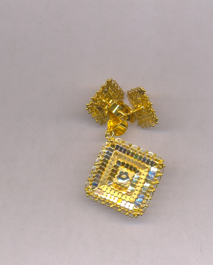 GOLD HALF SET PENDENT CASTING EXCLUSIVE