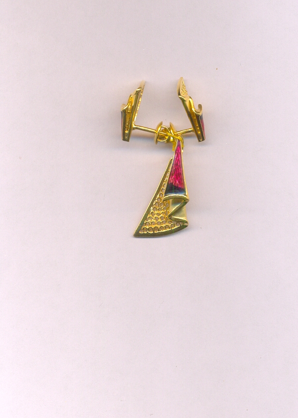 GOLD HALF SET PENDENT CASTING EXCLUSIVE