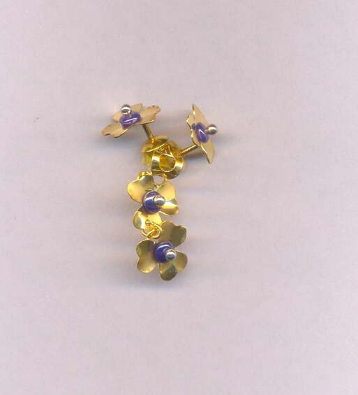 GOLD HALF SET PENDENT CASTING EXCLUSIVE
