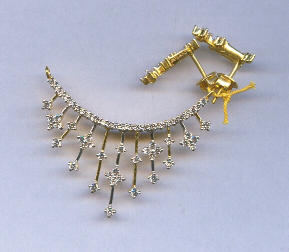 GOLD HALF SET PENDENT CASTING EXCLUSIVE